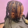 Partial Design/Simple Cornrows (No Added Hair)