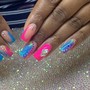 Acrylic Nails Freestyle