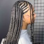 Medium Fulani braids