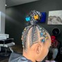 Little boys freestyle braids