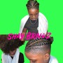 Boys braids (half head)