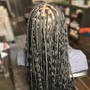 Smedium Knotless Box Braids