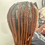 Large Knotless Box Braids