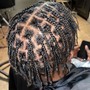 Straight back Cornrows