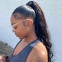 slick back ponytail