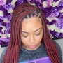 Feeder braids ponytail (medium)