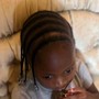 M Goddess knotless Braids