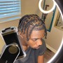 Adult men 4-8 Feed-in Braids