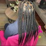 Large Knotless Braids