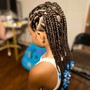 Takedown box braids