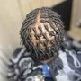 Men Individual Braids (half head)