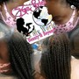 Knotless large Braids