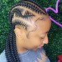 Straight Backs (4 to 8 braids)