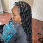 Shoulder length Loc Removal