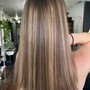 Full Balayage +gloss + cut ( low maintenance)