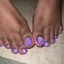 Gel Polish Toes