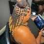 Top Dreadlocks (Shaved Sides) wash, retwist, style