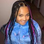 Medium Knotless Braids - Mid Back