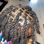 Girls Age 5-9 half braids half plats