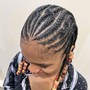 Braids/plats with natural hair