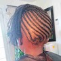 Layered Cornrows