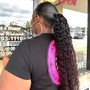 SLEEK PONYTAIL $35 EXTRA FOR NATURAL HAIR (HAIR NOT INCLUDED)