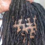 Instant locs full head (short/medium)