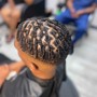 Medium Cornrows with add in