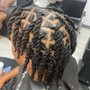 Loc retwist w/two strand