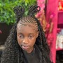 Free style feedins braids/knotless braids