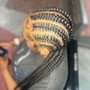 Medium Knotless Braids