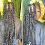 5 to 7 Feed in braids