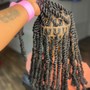 Invisible Locs With Barrel Ends