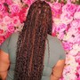 Small Cornrows butt Length