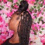 Medium knotless boho/Goddess Braids