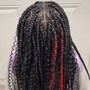 Box braids small. Butt length