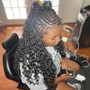 Medium Knotless Braids