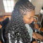 Medium Knotless Braids