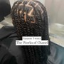 Large Knotless Box Braids