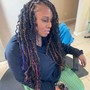 Knotless BoHo Senegalese twist  med/mid back