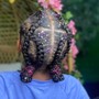 Kid’s feed-In braids11 and under