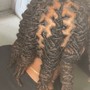 Make My Locs Into Wicks - Short Locs (EAR LENGTH)