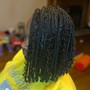 Short knotless braids