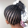 Kid's Braids w/o weave