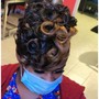 Relaxer touch up  (Short hair edges only)