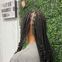 Kinky Braids With Curl at the ends