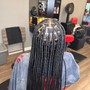 Two Braids Natural hair