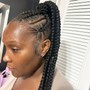 Slick Back Ponytail( No Bang)