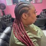 Straight Back Feed-In Braids