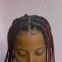 Women's braid ponytail